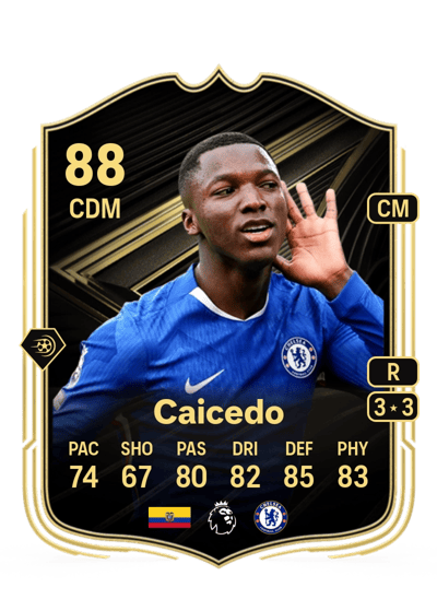 Moisés Caicedo Team of the Week 88 OVR