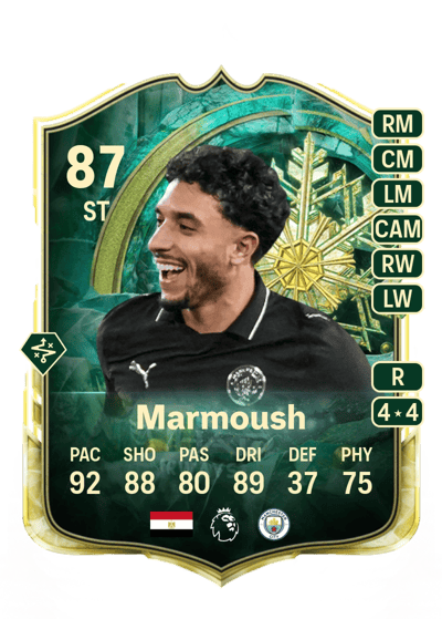 Omar Marmoush Winter Wildcards 87 OVR