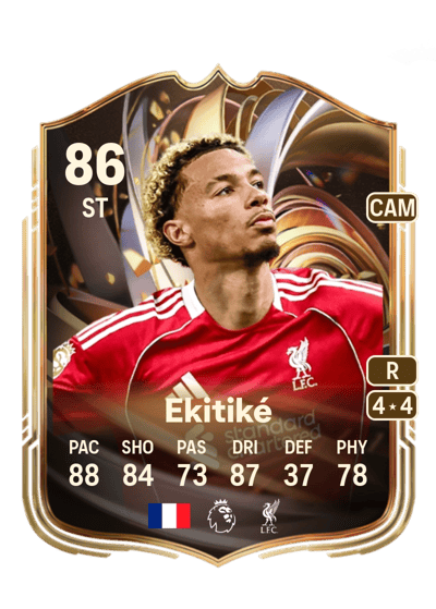 Hugo Ekitiké Ratings Reload 86 OVR
