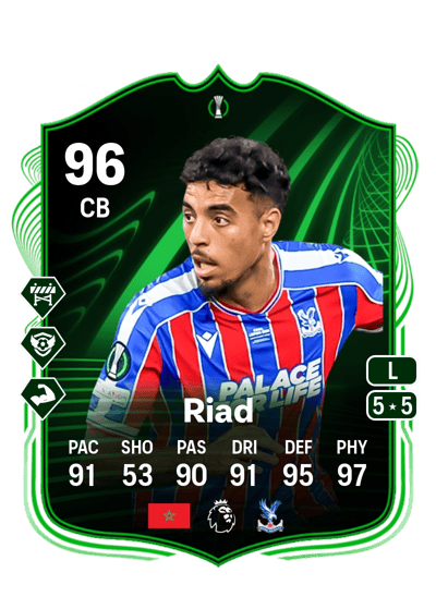 Chadi Riad UECL Road to the Final 96 OVR