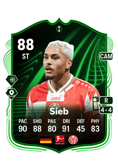 Armindo Sieb UECL Road to the Final 88 OVR