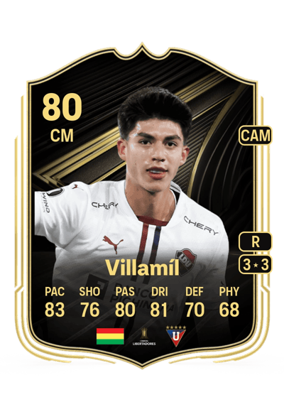 Gabriel Villamíl Team of the Week 80 OVR
