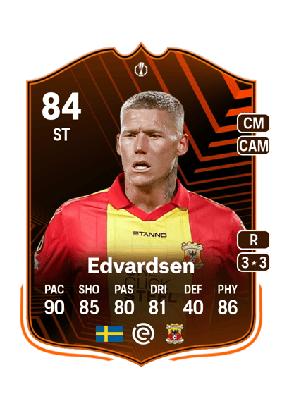 Victor Edvardsen UEL Road to the Knockouts 84 OVR