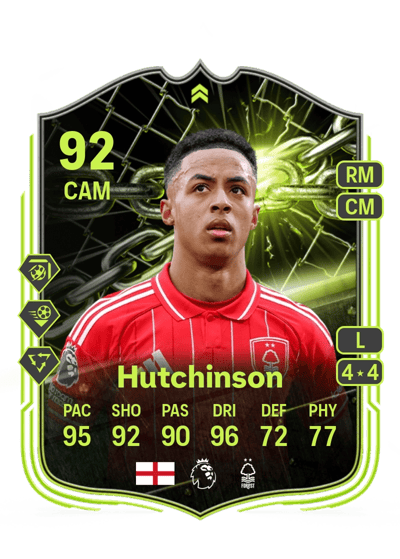 Omari Hutchinson Showdown Plus 92 OVR