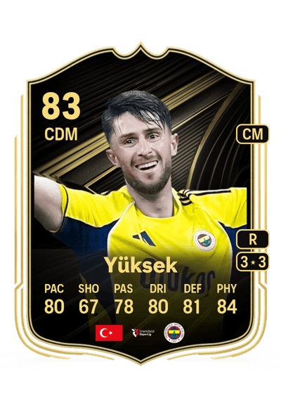 İsmail Yüksek Team of the Week 83 OVR