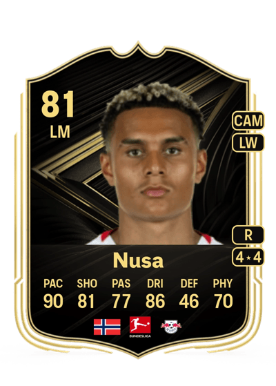 Antonio Nusa Team of the Week 81 OVR