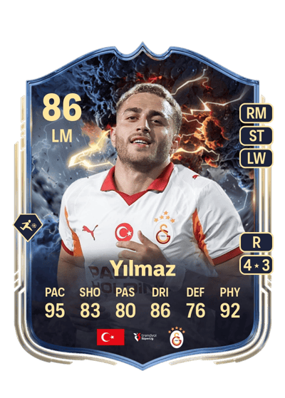 Barış Alper Yılmaz Thunderstruck 86 OVR