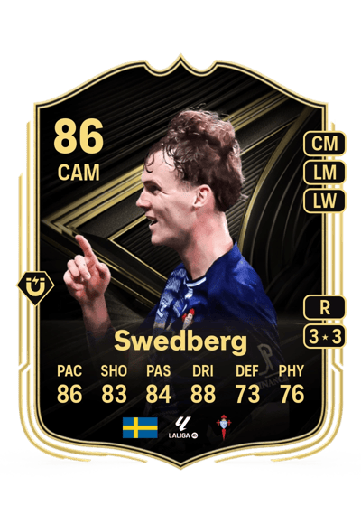 Williot Swedberg Team of the Week 86 OVR