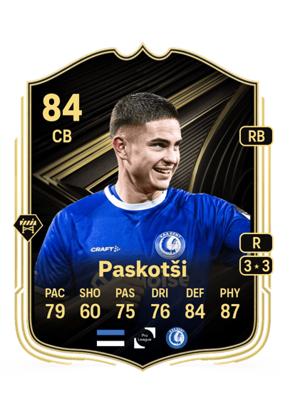 Maksim Paskotši Team of the Week 84 OVR