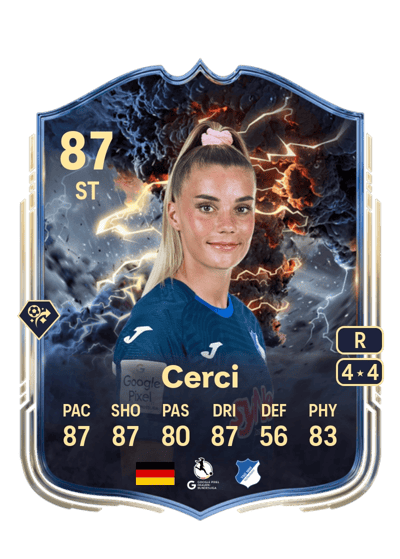 Selina Cerci Thunderstruck 87 OVR