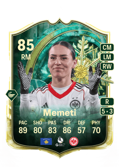 Erëleta Memeti Winter Wildcards 85 OVR