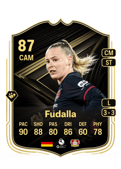Vanessa Fudalla Team of the Week 87 OVR