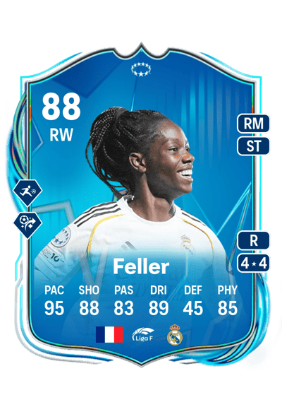 Naomie Feller UEFA Women's Champions League Road to the Final 88 OVR