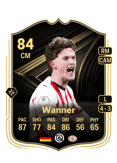 Paul Wanner Team of the Week 84 OVR