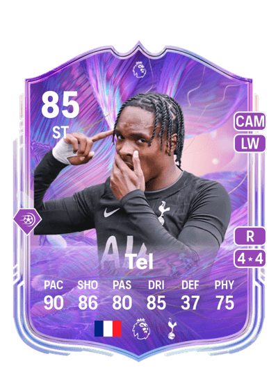 Mathys Tel Fantasy FC FPL Live 85 OVR