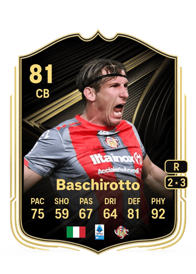 Federico Baschirotto Team of the Week 81 OVR