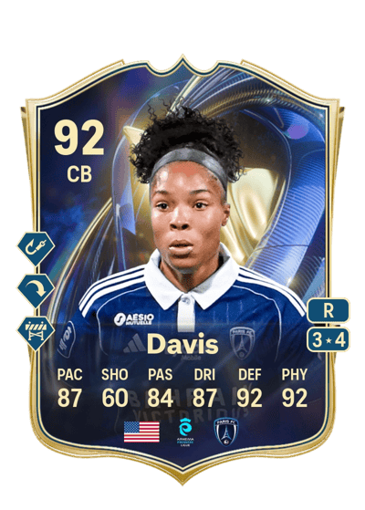 Deja Davis Team of the Season 92 OVR