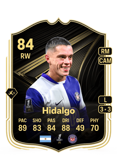 Santiago Hidalgo Team of the Week 84 OVR