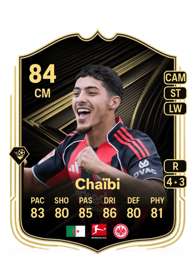Farès Chaïbi Team of the Week 84 OVR