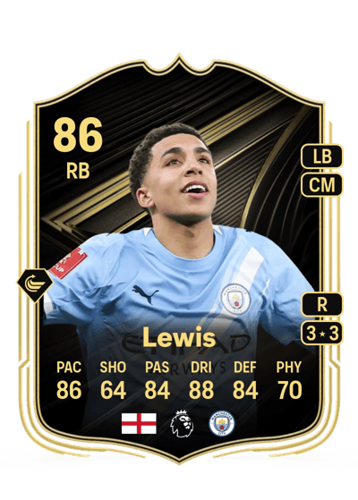 Rico Lewis Team of the Week 86 OVR