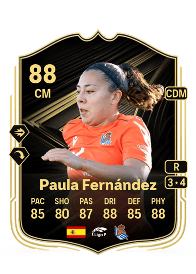 Paula Fernández Team of the Week 88 OVR