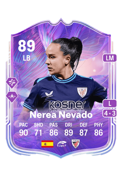 Nerea Nevado Fantasy UT 89 OVR