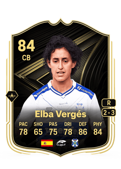 Elba Vergés Team of the Week 84 OVR