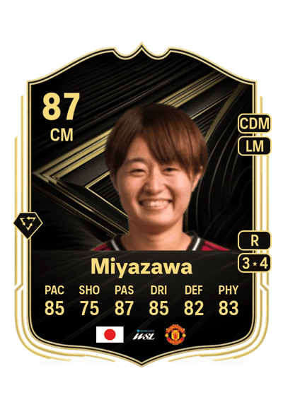 Hinata Miyazawa Team of the Week 87 OVR