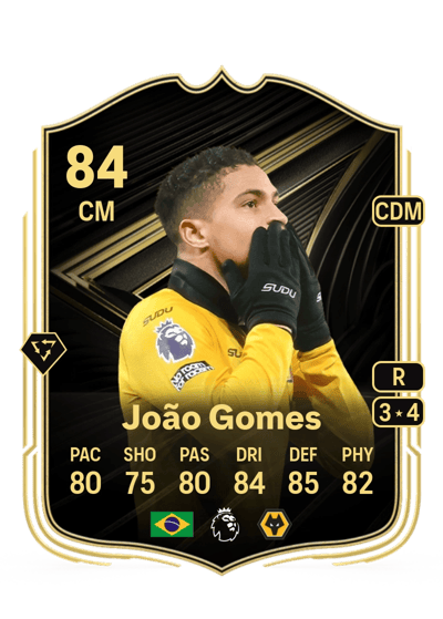 João Gomes Team of the Week 84 OVR