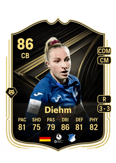 Vanessa Diehm Team of the Week 86 OVR