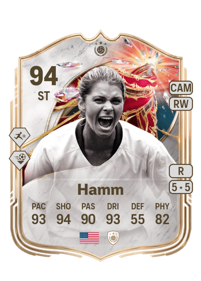 Mia Hamm Knockout Royalty Icon 94 OVR