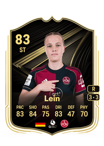 Nastassja Lein Team of the Week 83 OVR