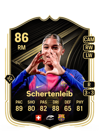 Sydney Schertenleib Team of the Week 86 OVR
