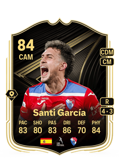Santi García Team of the Week 84 OVR