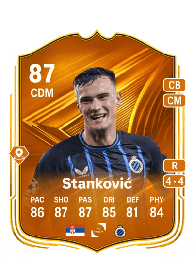Aleksandar Stanković Star Performer 87 OVR