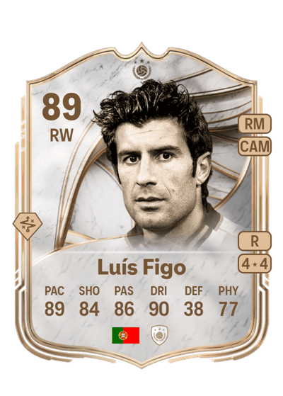 Luís Figo Icon 89 OVR