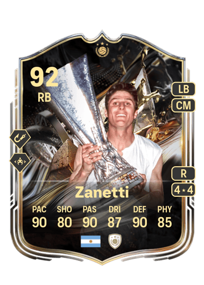 Javier Zanetti Trophy Titans ICON 92 OVR