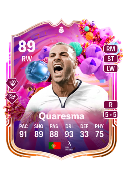 Quaresma FUT Birthday Hero 89 OVR
