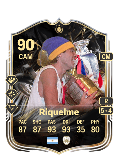 Juan Román Riquelme Trophy Titans ICON 90 OVR