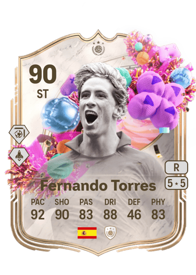 Fernando Torres FUT Birthday Icon 90 OVR