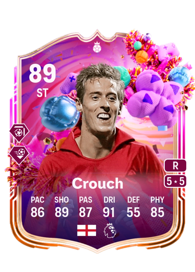 Peter Crouch FUT Birthday Hero 89 OVR