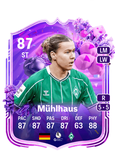 Larissa Mühlhaus FUT Birthday 87 OVR