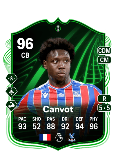 Jaydee Canvot UECL Road to the Final 96 OVR