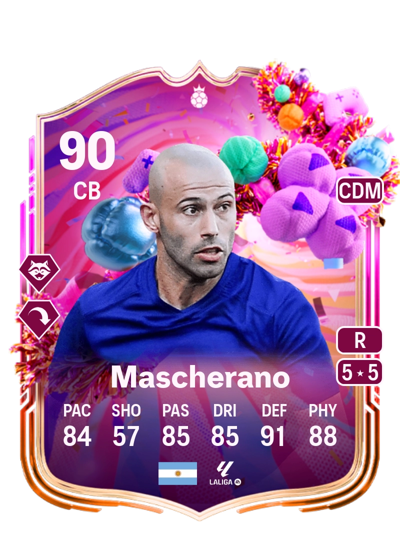 Javier Mascherano FUT Birthday Hero 90 OVR