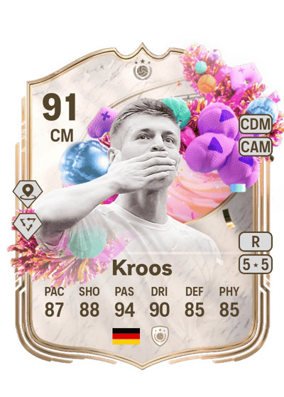 Toni Kroos FUT Birthday Icon 91 OVR