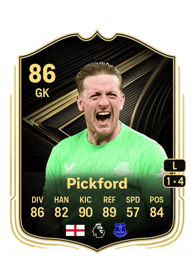 Jordan Pickford Team of the Week 86 OVR