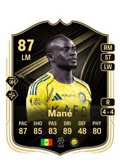 Sadio Mané Team of the Week 87 OVR