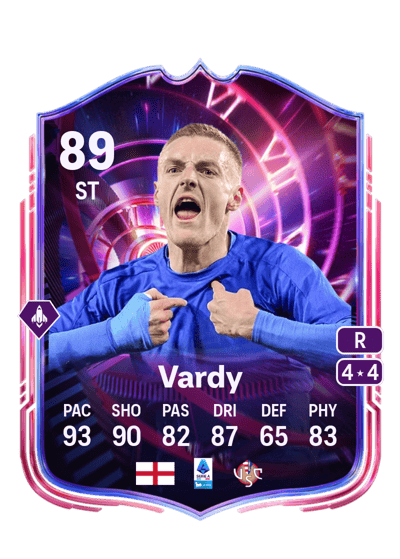 Jamie Vardy Time Warp 89 OVR