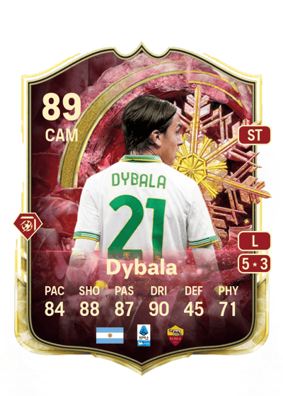 Paulo Dybala Winter Wildcards Red 89 OVR