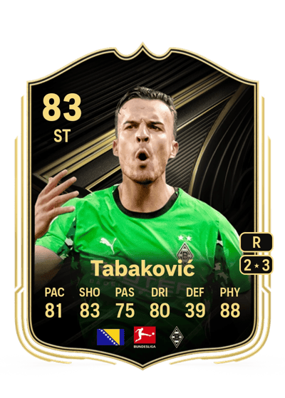 Haris Tabaković Team of the Week 83 OVR